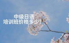 樱花日语中级日语培训班价格多少？樱花日语价格大爆料